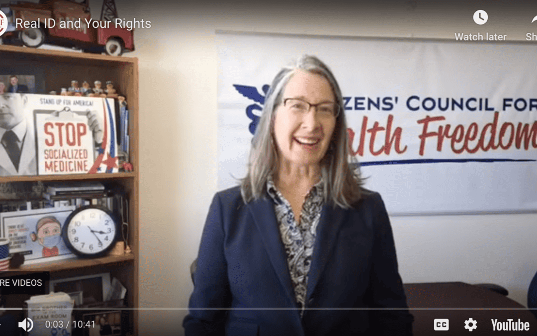 Real ID and Federal Control: An Explainer from CCHF President Twila Brase (January 25, 2021)