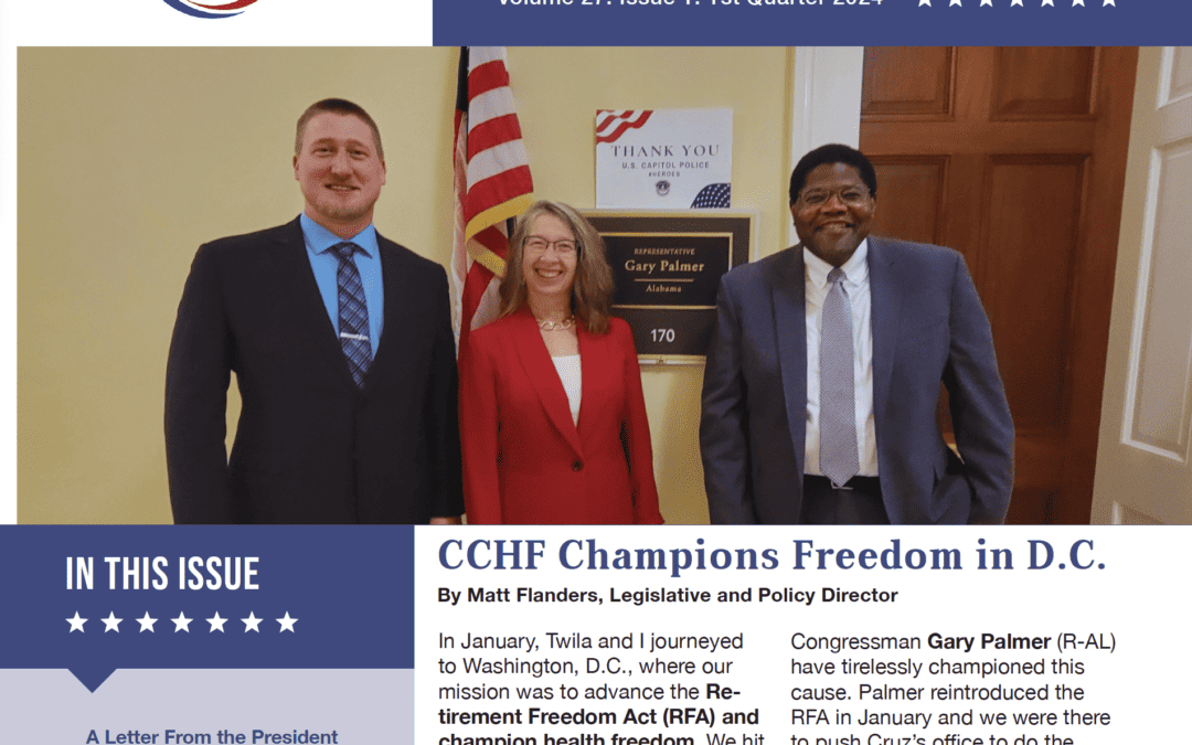 CCHF Champions Freedom in D.C.